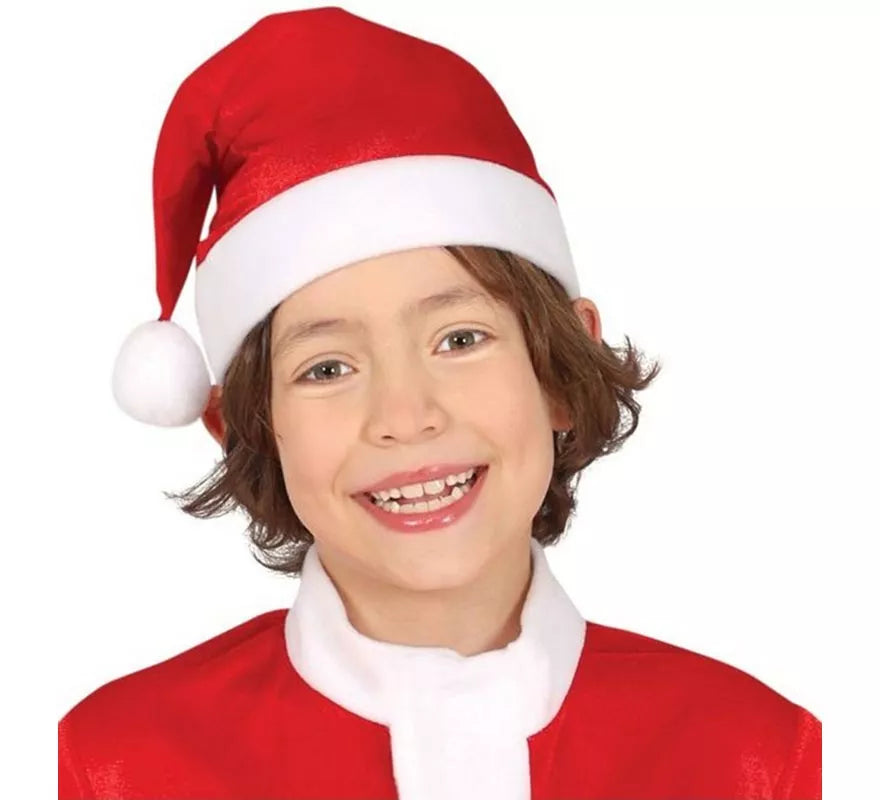 Translation missing: es.Disfraz de Papá Noel rojo y blanco con gorro para niño