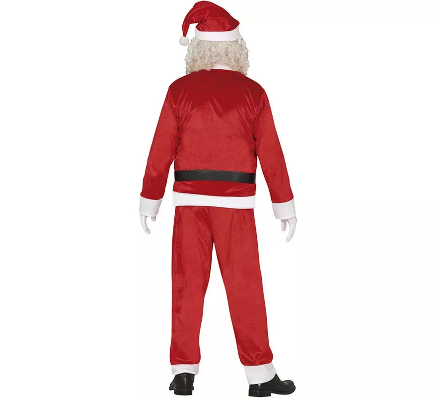 Translation missing: es.Disfraz de Papá Noel tradicional rojo para hombre