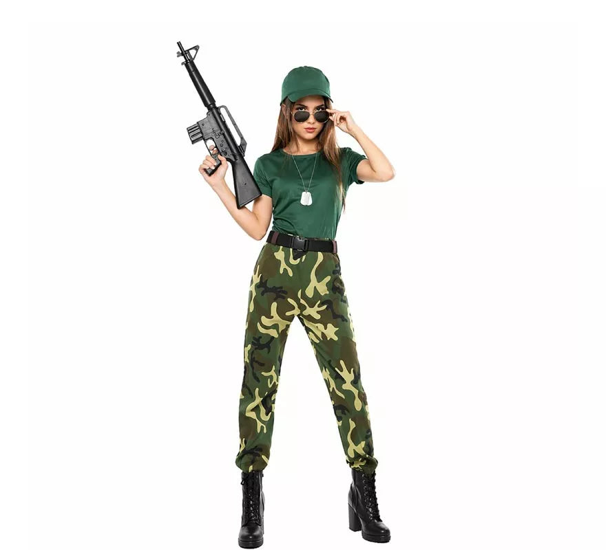 Translation missing: es.Disfraz de Paramilitar para mujer