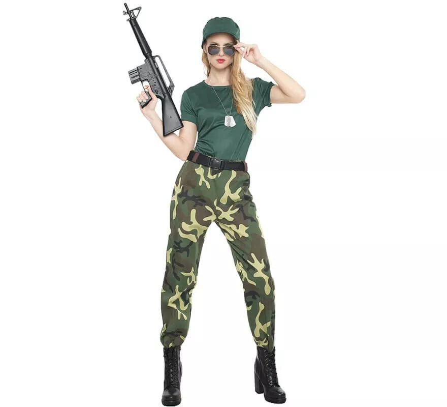 Translation missing: es.Disfraz de Paramilitar para mujer
