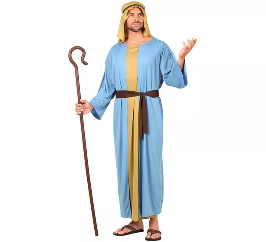 Translation missing: es.Disfraz de Pastor azul para hombre