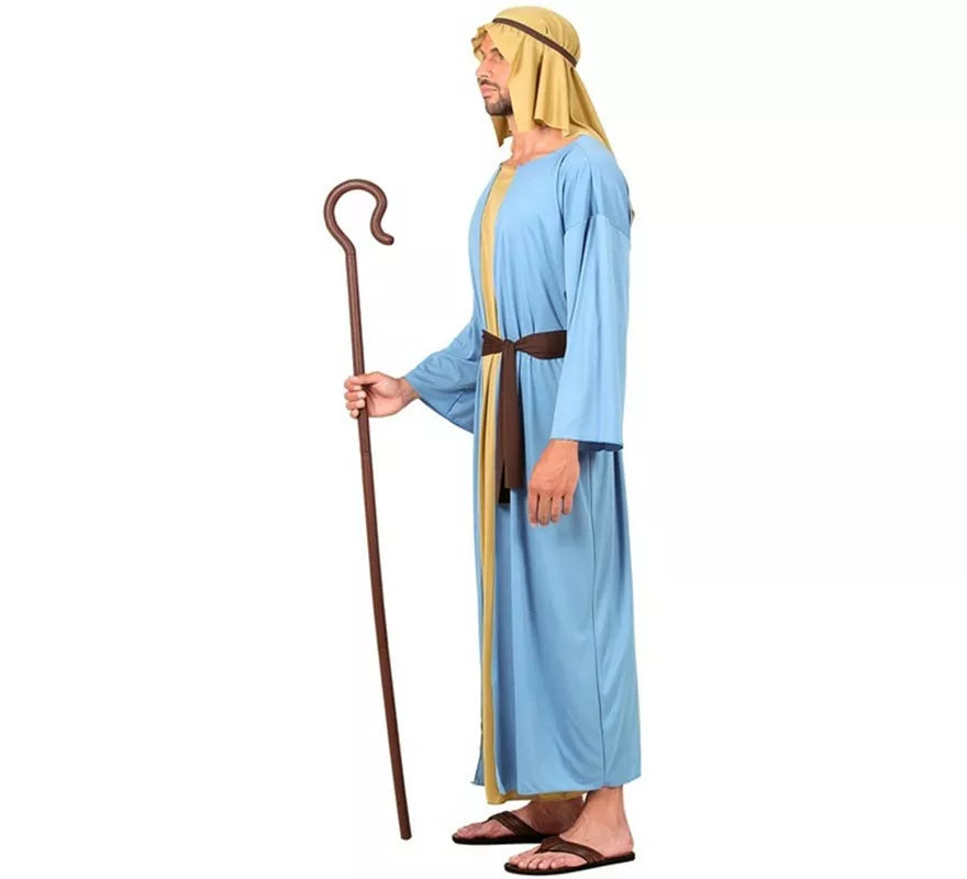 Translation missing: es.Disfraz de Pastor azul para hombre