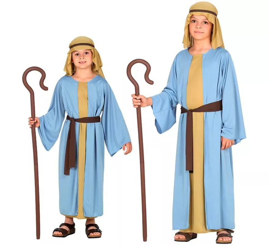 Translation missing: es.Disfraz de Pastor azul para niño