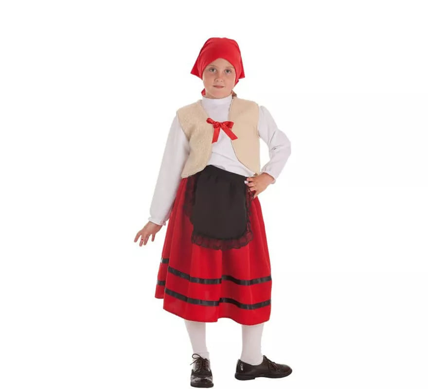 Translation missing: es.Disfraz de Pastora con Chaleco para niña