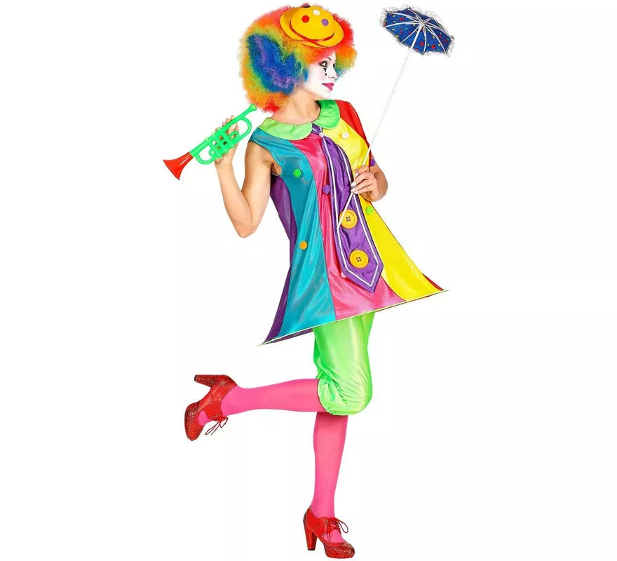 Translation missing: es.Disfraz de Payasa Colorines para mujer