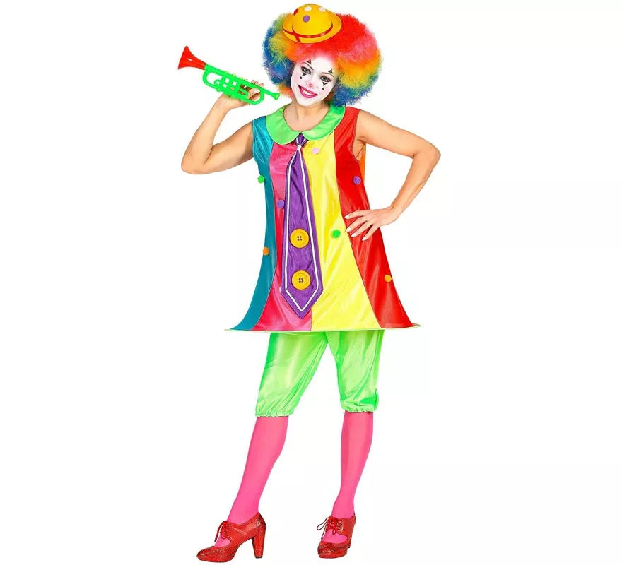 Translation missing: es.Disfraz de Payasa Colorines para mujer