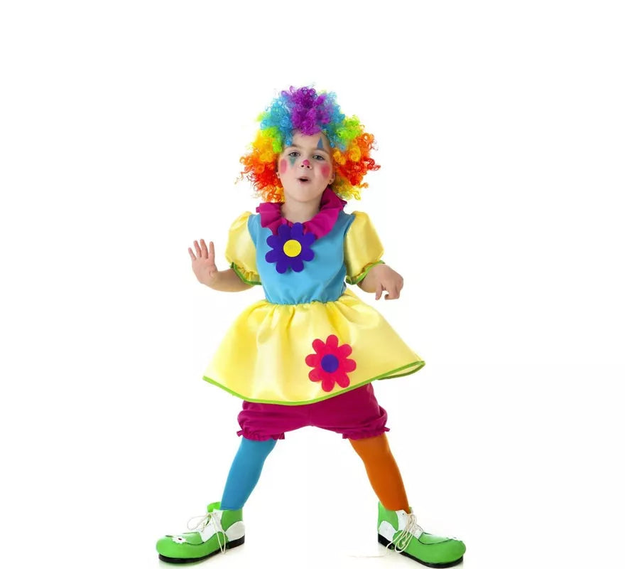 Disfraz de Payasa de Circo para niña