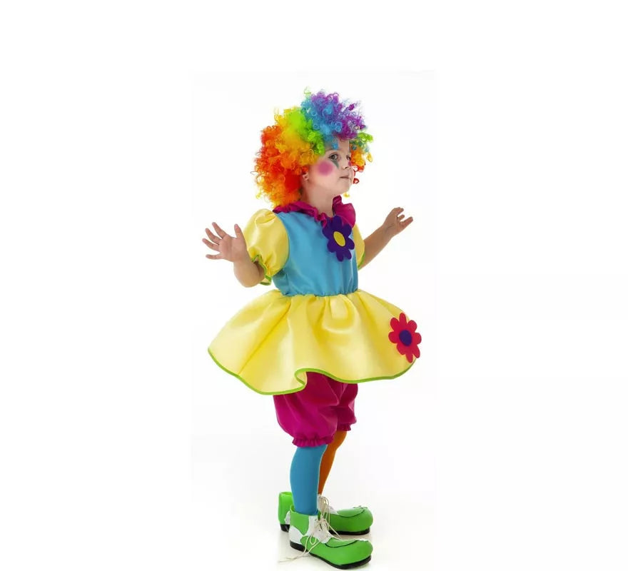 Translation missing: es.Disfraz de Payasa de Circo para niña