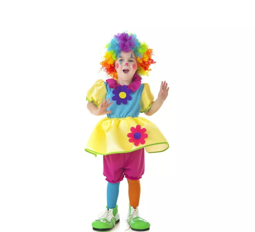 Translation missing: es.Disfraz de Payasa de Circo para niña