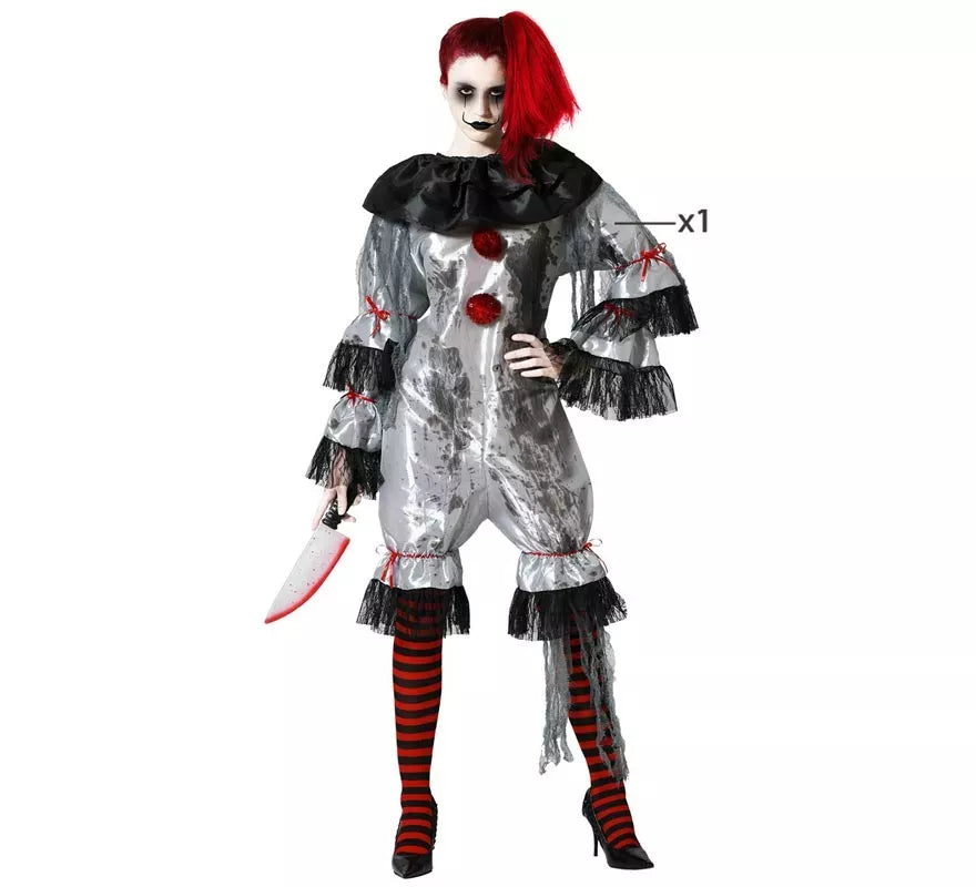 Translation missing: es.Disfraz Payasa IT - Pennywise para mujer