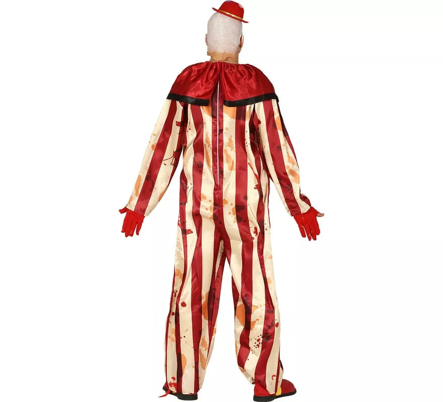 Translation missing: es.Disfraz de Payaso a Rayas para hombre