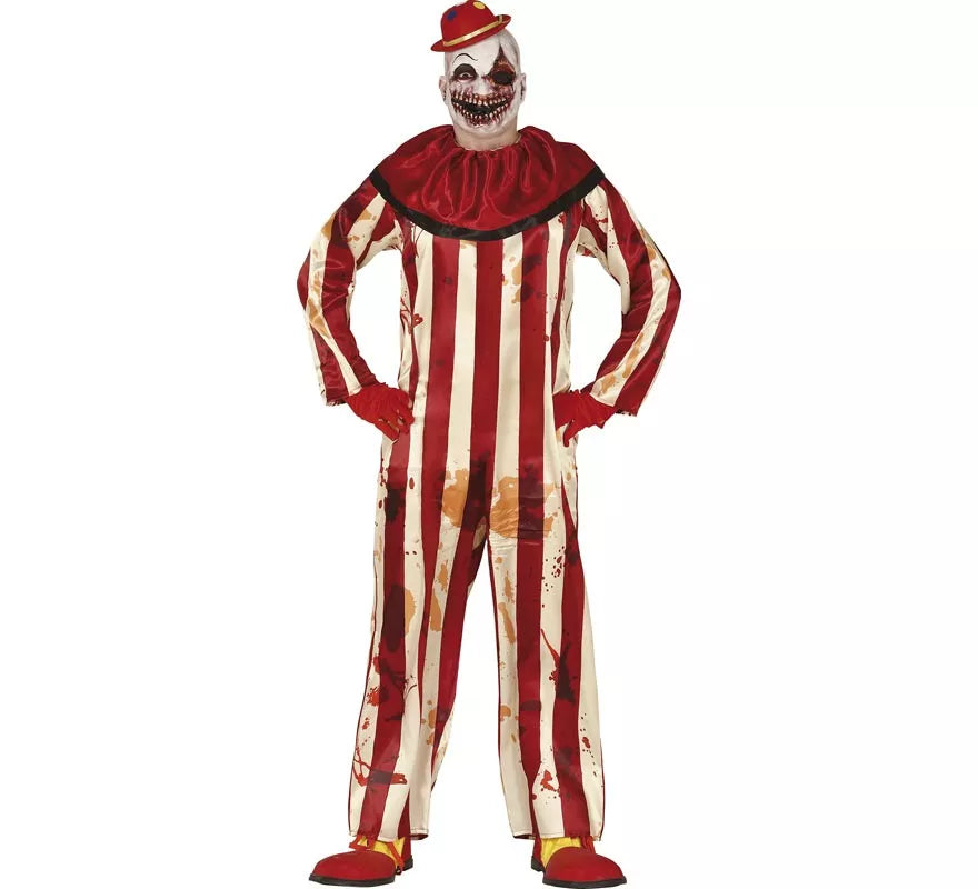 Translation missing: es.Disfraz de Payaso a Rayas para hombre