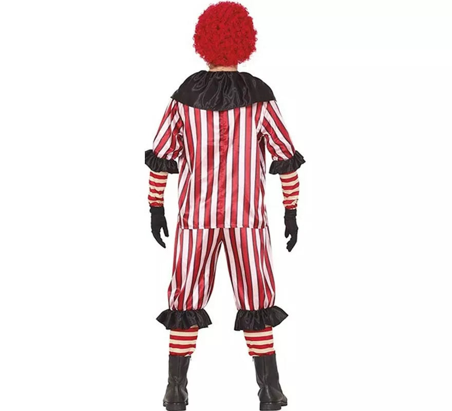 Translation missing: es.Disfraz de Payaso a Rayas para hombre