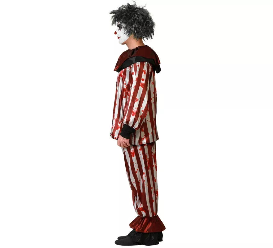 Translation missing: es.Disfraz de Payaso a Rayas para hombre
