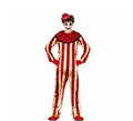Disfraz de Payaso a Rayas para hombre
