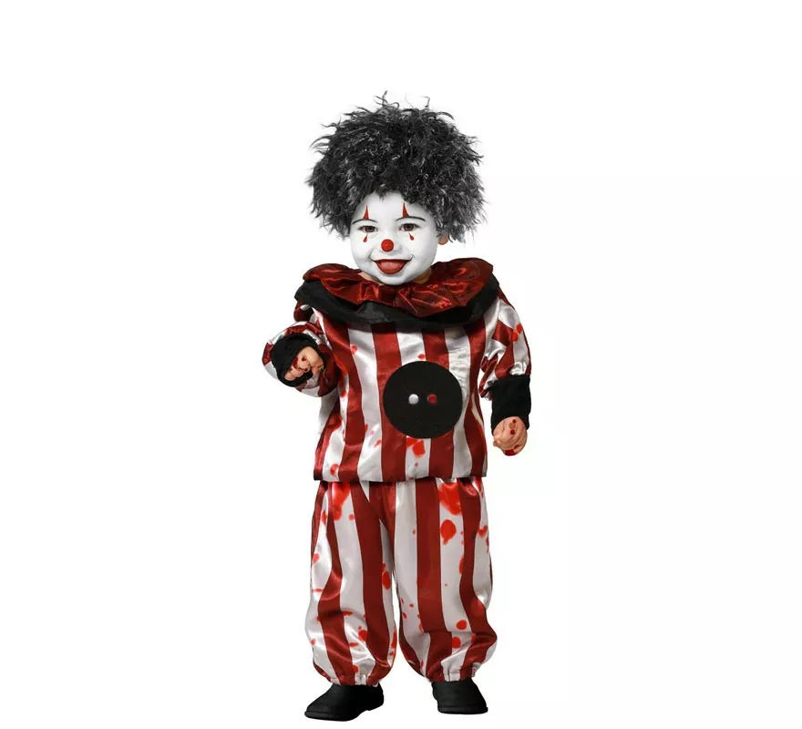 Translation missing: es.Disfraz de Payaso a rayas para niño y bebé