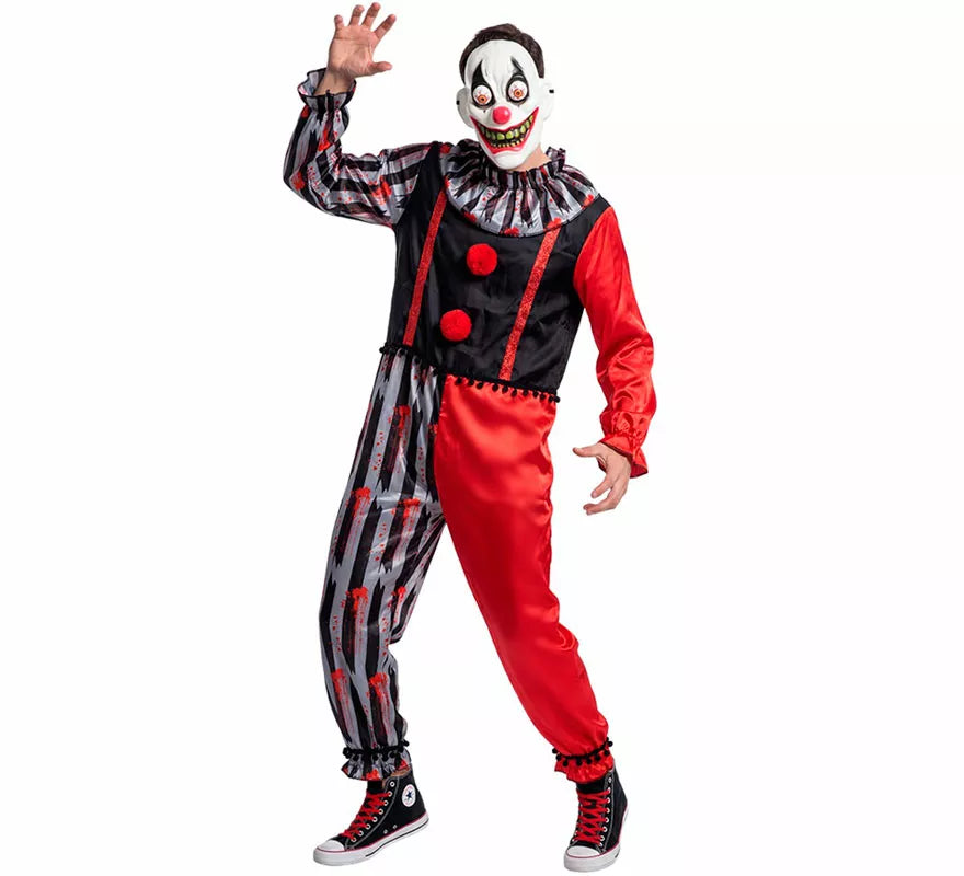 Translation missing: es.Disfraz de Payaso Asesino Loco para hombre
