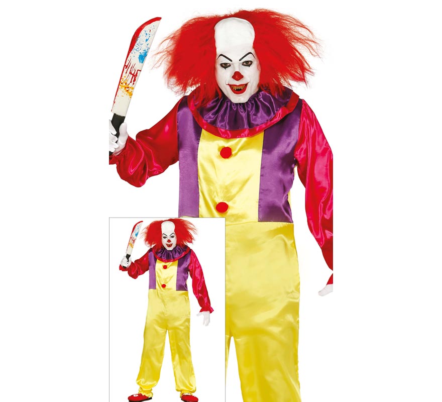Translation missing: es.Disfraz de Payaso Asesino para hombre