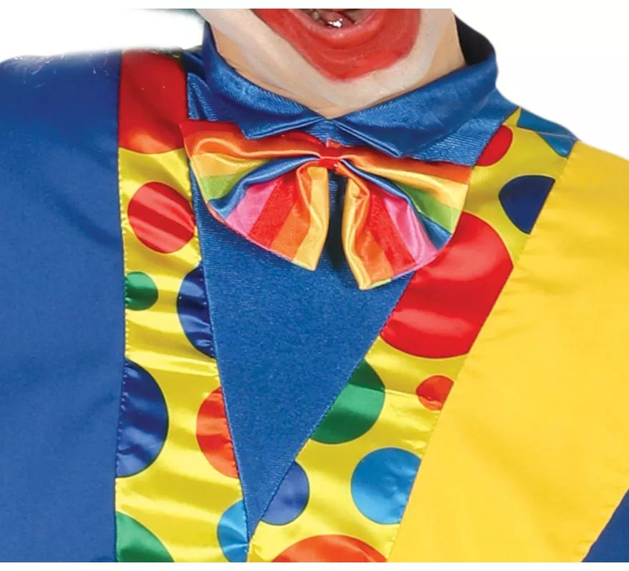 Translation missing: es.Disfraz de Payaso Azul y Amarillo para hombre