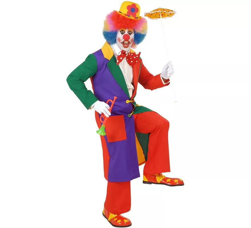 Translation missing: es.Disfraz de Payaso Colores para hombre