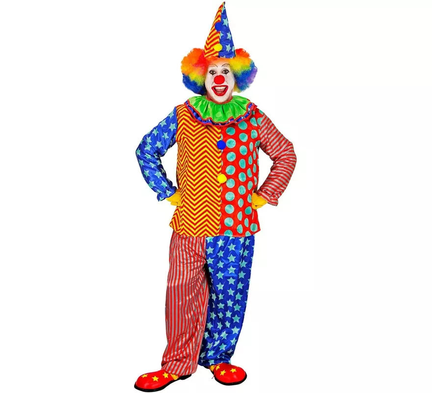 Translation missing: es.Disfraz de Payaso Colorines para hombre