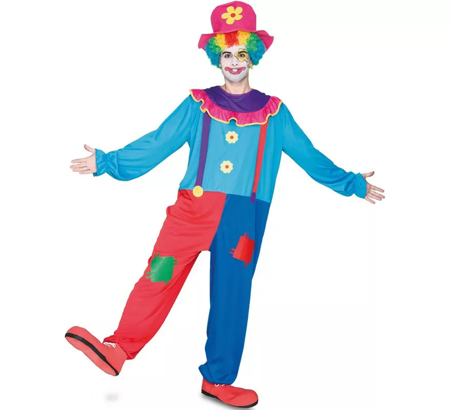 Translation missing: es.Disfraz de Payaso con parches para hombre