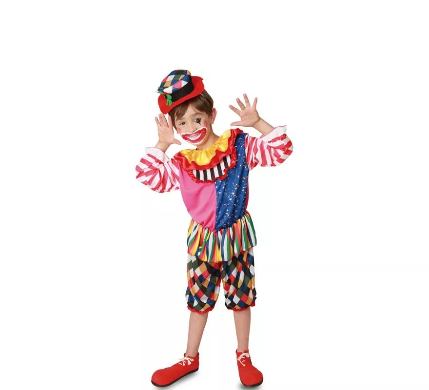 Translation missing: es.Disfraz de Payaso con Rombos para niño