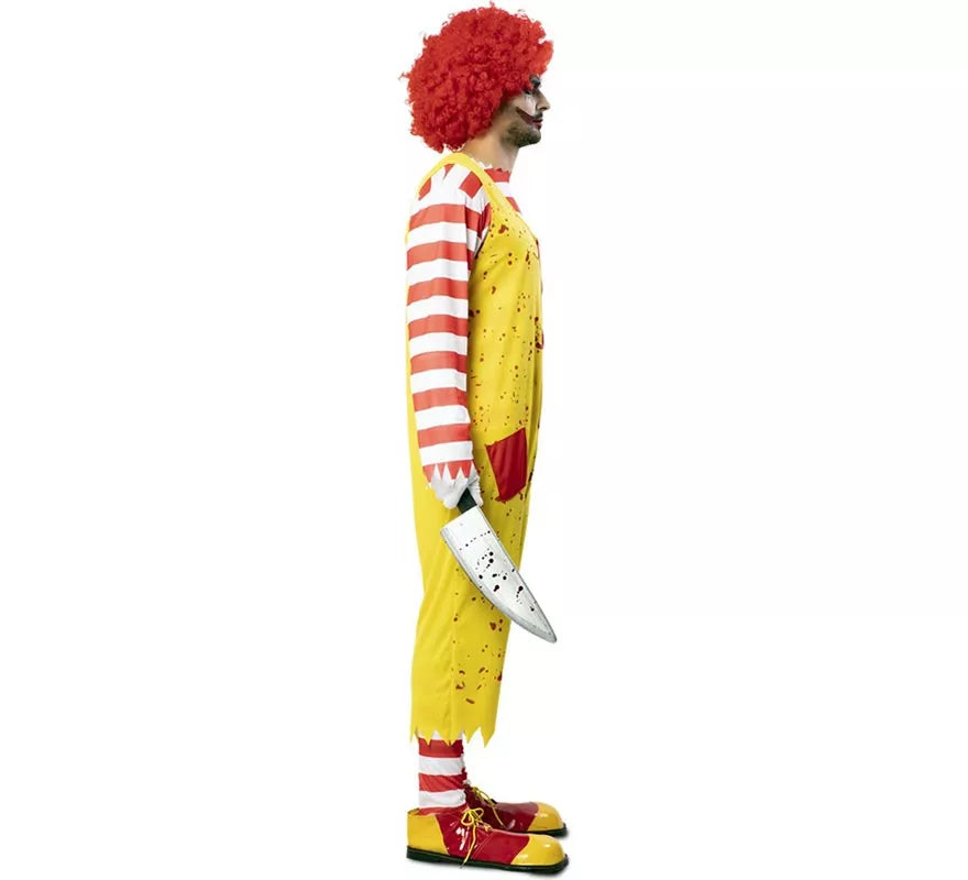 Disfraz de Payaso de Hamburguesa Asesino para hombre