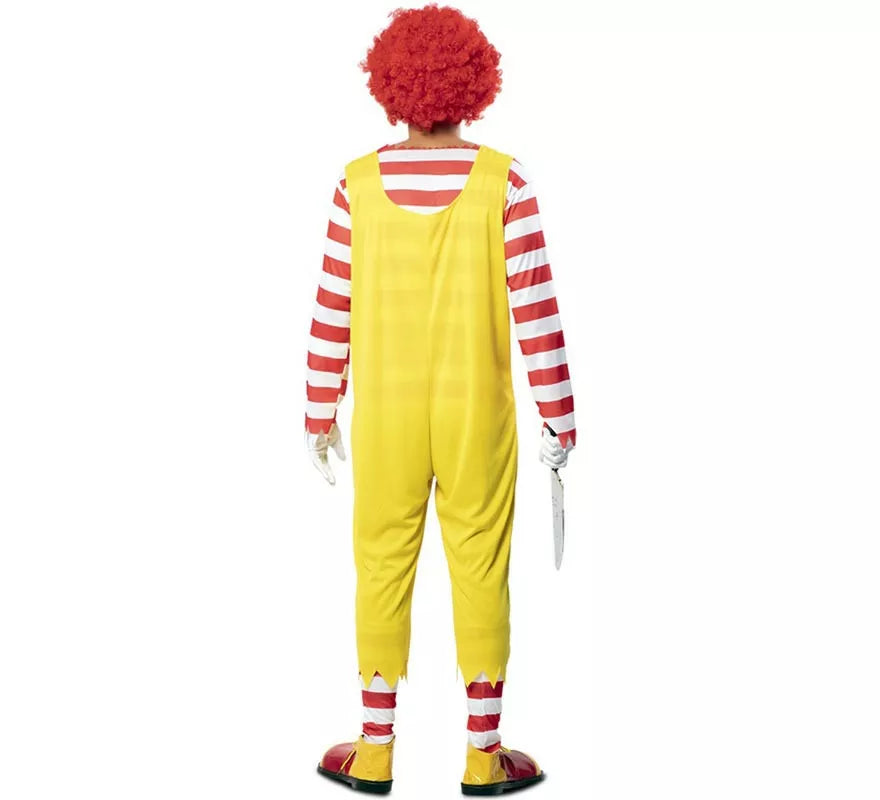 Translation missing: es.Disfraz de Payaso de Hamburguesa Asesino para hombre