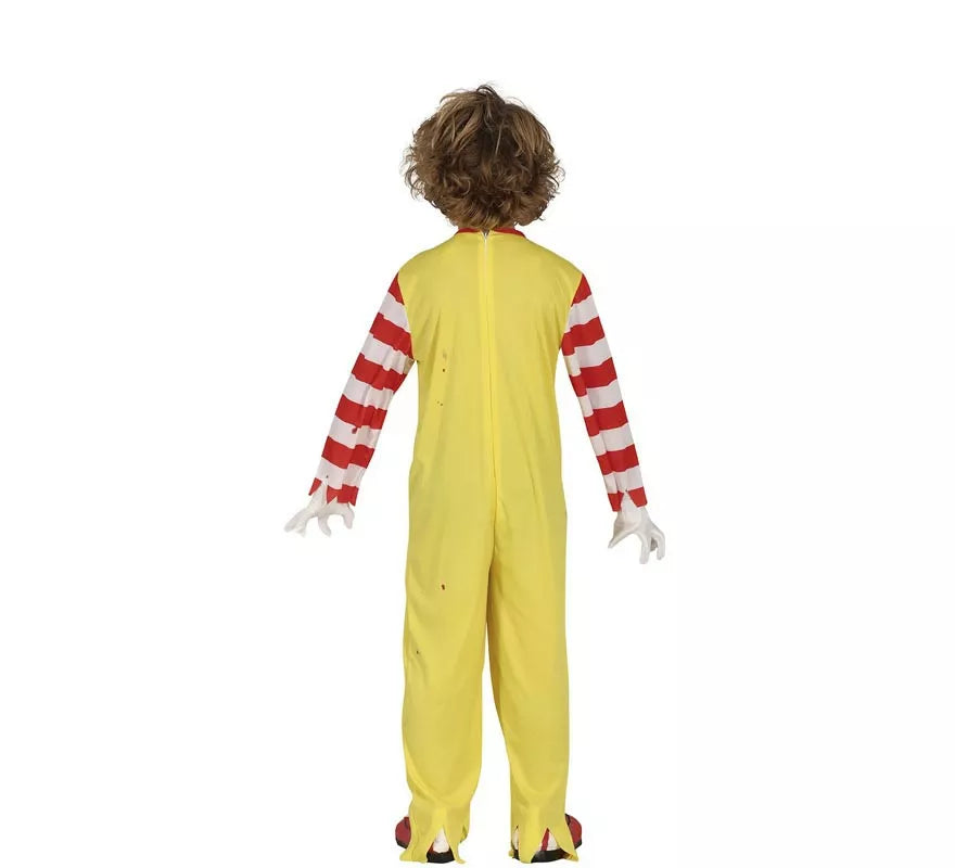 Translation missing: es.Disfraz de Payaso de Hamburguesa Asesino para niño