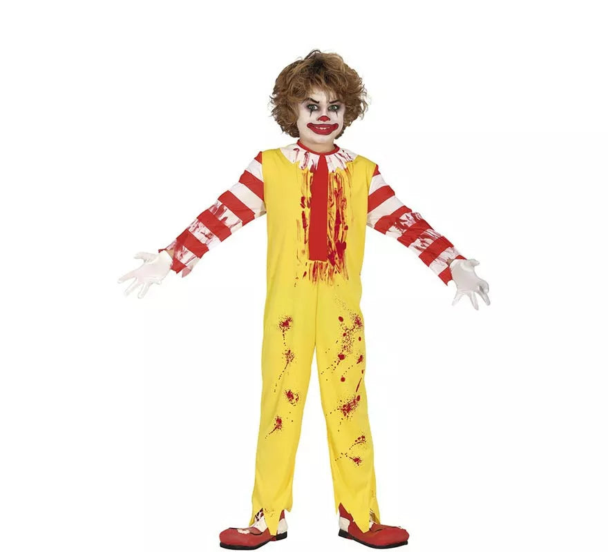Translation missing: es.Disfraz de Payaso de Hamburguesa Asesino para niño