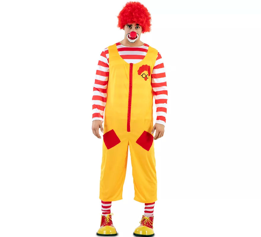 Translation missing: es.Disfraz de Payaso de comida para hombre