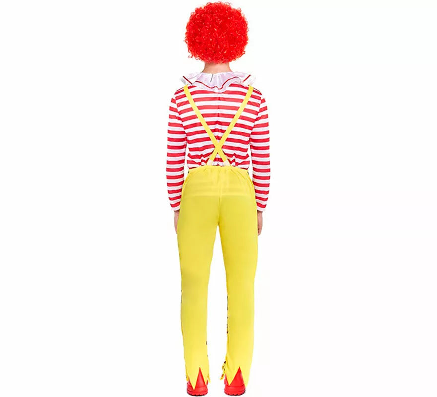 Translation missing: es.Disfraz de Payaso de Hamburguesa Sádico para hombre