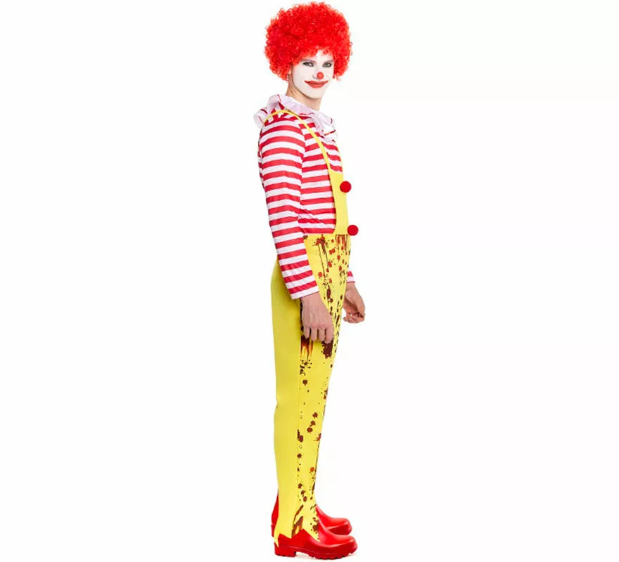 Translation missing: es.Disfraz de Payaso de Hamburguesa Sádico para hombre