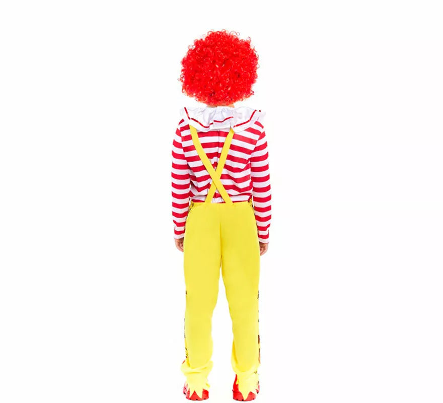 Translation missing: es.Disfraz de Payaso de Hamburguesa Sádico para niño