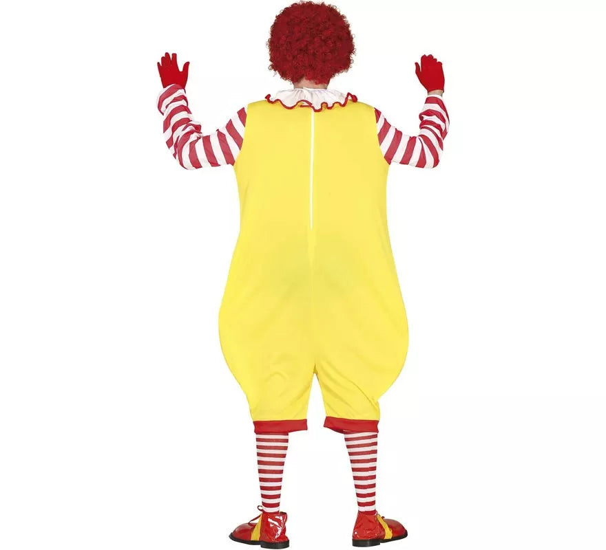 Translation missing: es.Disfraz de Payaso de la Hamburguesa Vil para hombre