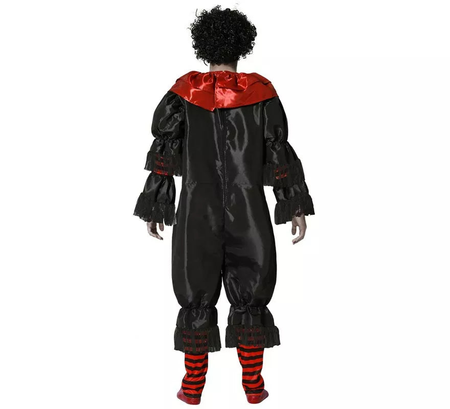 Translation missing: es.Disfraz de Payaso Diabólico Negro para hombre