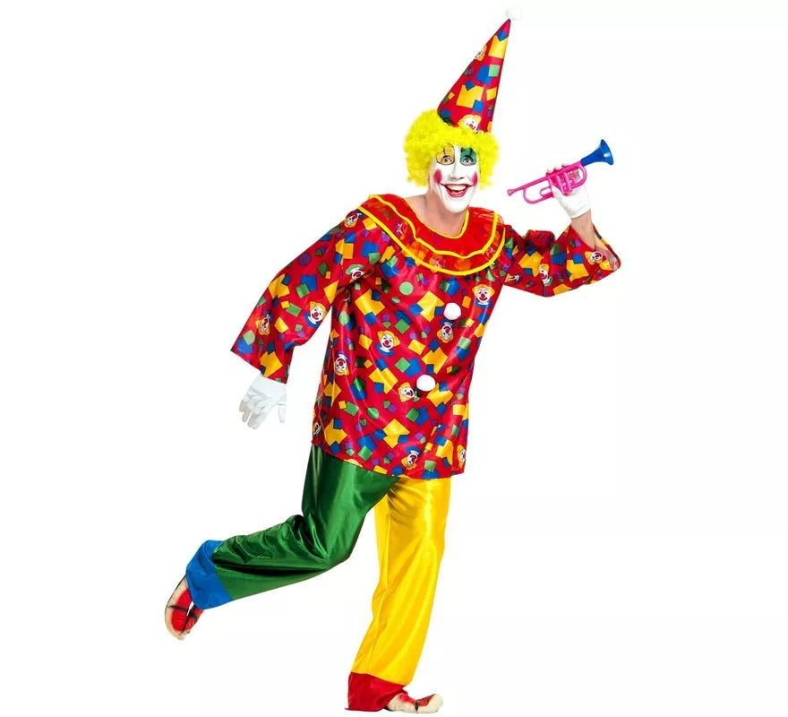 Translation missing: es.Disfraz de Payaso Divertido para adulto