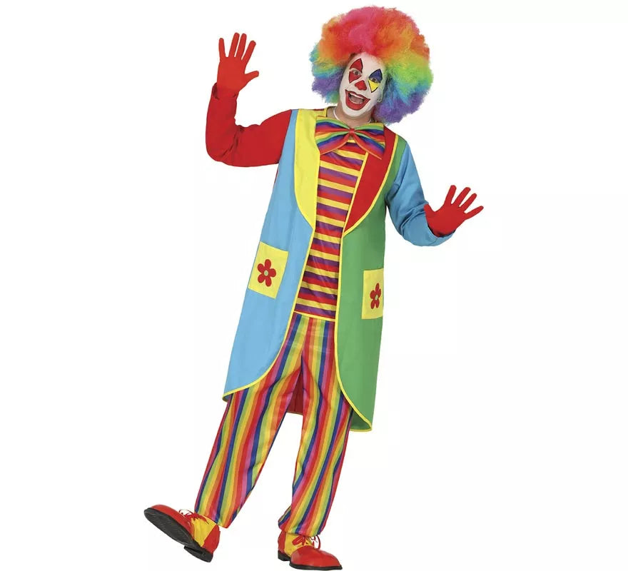 Translation missing: es.Disfraz de Payaso Flowy para hombre