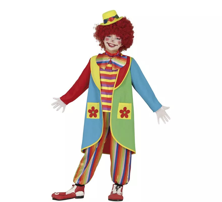 Disfraz de Payaso Flowy para niños