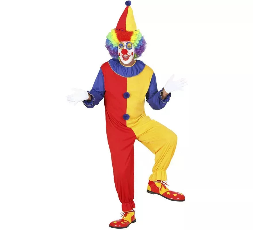 Translation missing: es.Disfraz de Payaso Gracioso para adulto