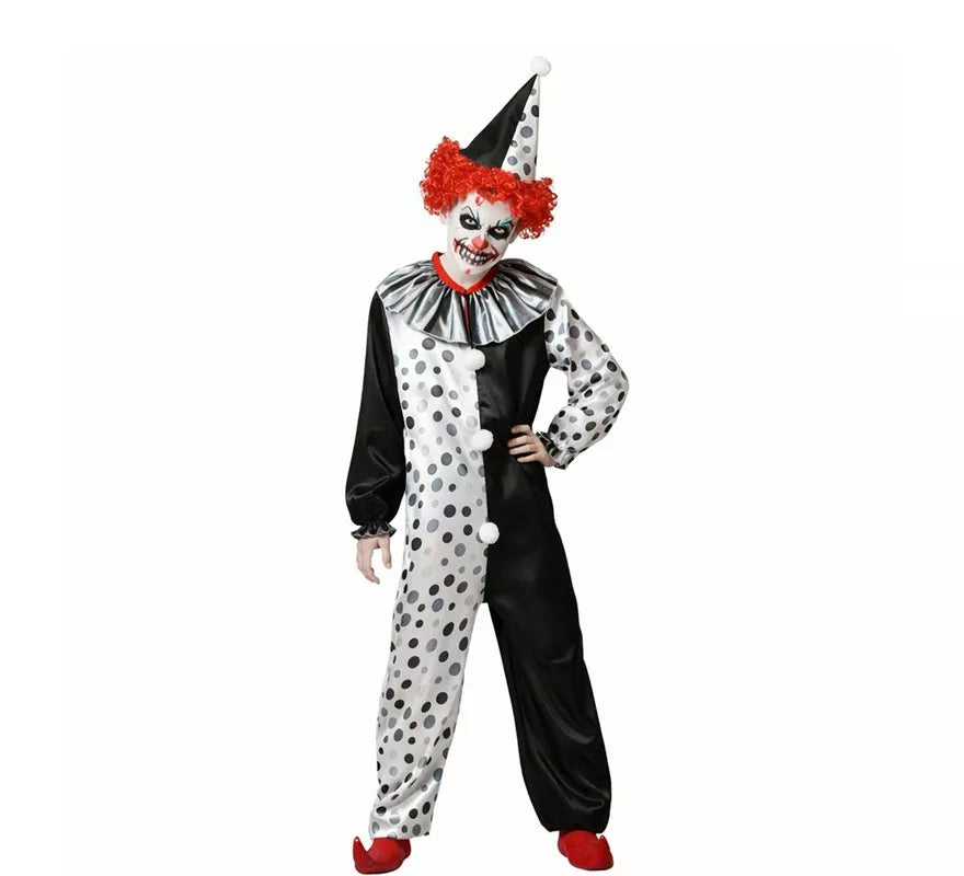 Translation missing: es.Disfraz de Payaso Gris para adulto