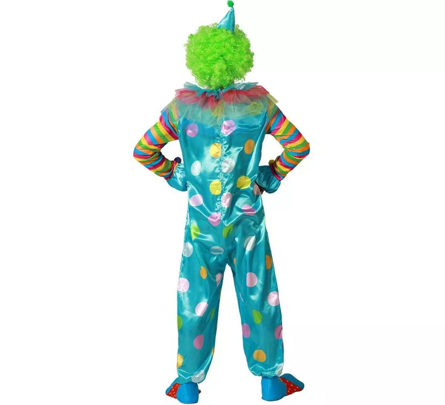 Translation missing: es.Disfraz de Payaso multicolor para hombre