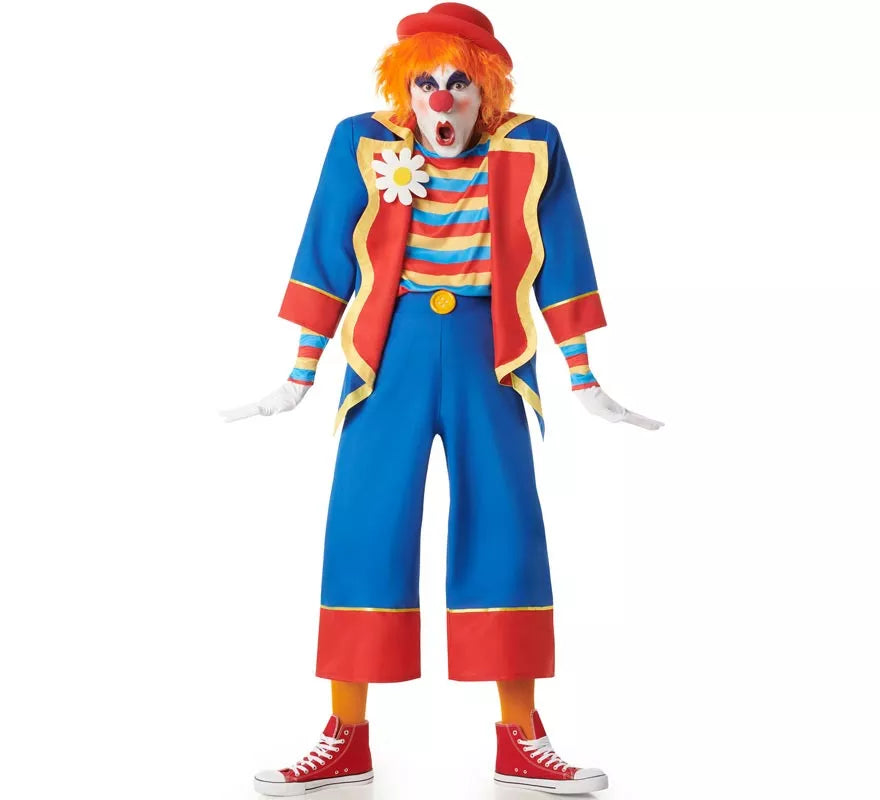 Translation missing: es.Disfraz de Payaso Multicolor para hombre