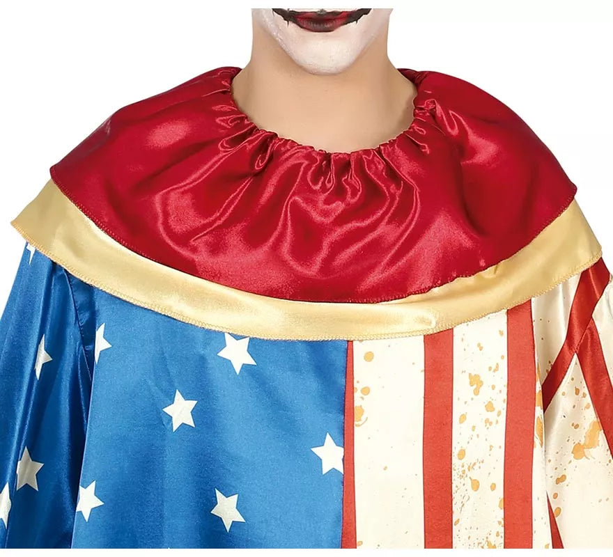 Translation missing: es.Disfraz de Payaso Patriota Malvado para adolescente