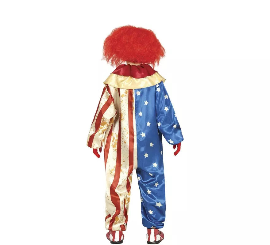 Translation missing: es.Disfraz de Payaso Patriota Malvado para niños