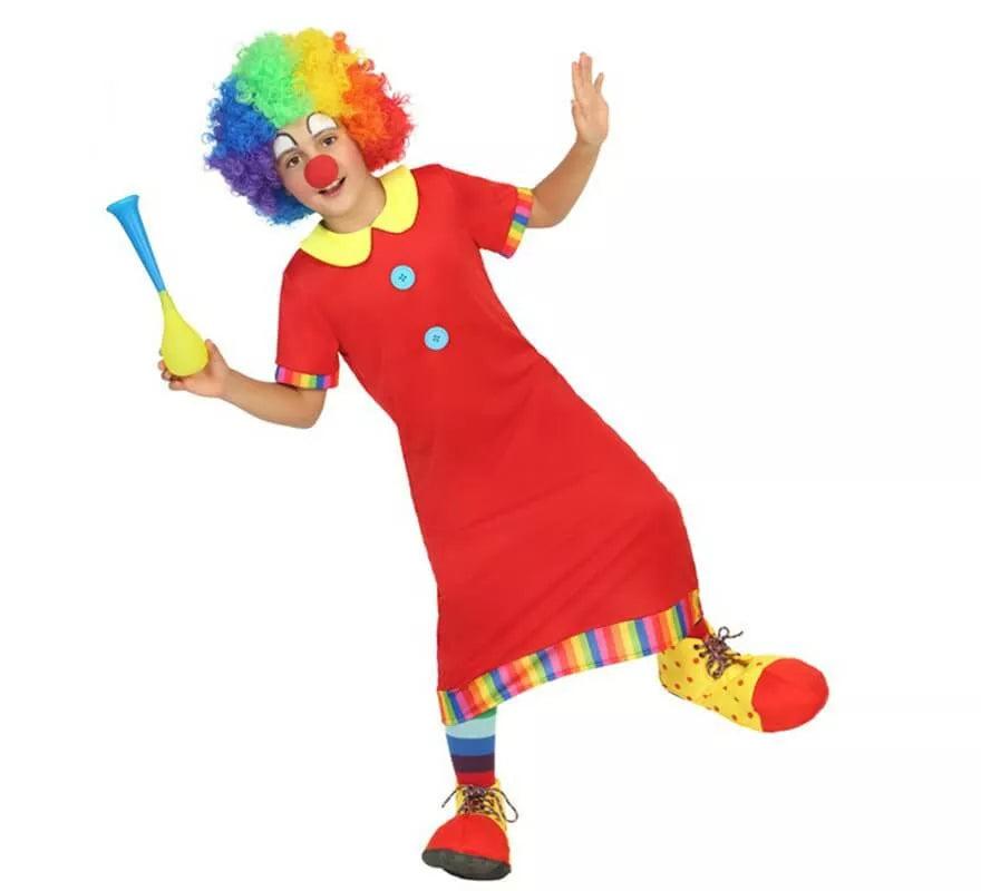 Translation missing: es.Disfraz de Payaso rojo para niño