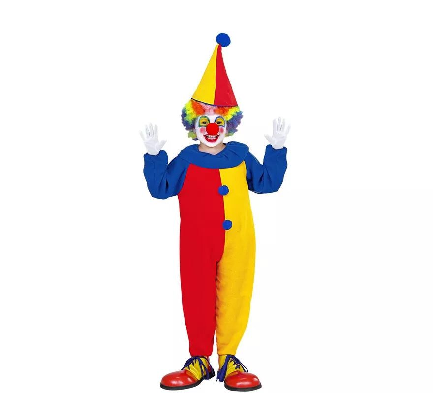 Translation missing: es.Disfraz de Payaso rojo y amarillo para niños