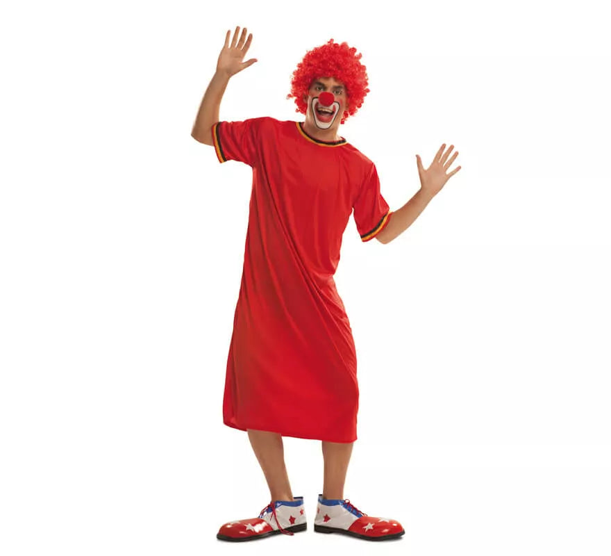 Translation missing: es.Disfraz de Payaso Televisivo Rojo para hombre