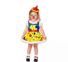 Disfraz de Payaso Topitos para niña